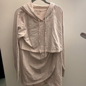 Pink Latched Mama Nursing Hoodie